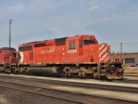 SD40-2 6050 parked at the west end of the shop tracks. At this date it was being used for shop moves before being shut down and tied up. Luckily it was resurrected for winter service so we can enjoy some dash 2 action before they are all finally retired.