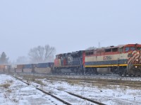 BCOL 4604, CN 8885, and 88 cars make up CN Q14891 08. In an era full of ES44's, one can't help but enjoy the variety that winter often brings!