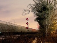 Remember this photo?
<br><br>
http://www.railpictures.ca/?attachment_id=21253
<br><br>
Well, evidently, thinks have changed a bit. You can read the description in that photo to get an idea of what has led up to this point.
<br><br>
Signal 2072 went dark sometime in mid 2016, that being the approach signal to Leaside.. Signal 2082 went dark a few years ago, which is the approach signal to the interlocking at Don. Signal 2094 is the northbound signal at the Don interlocking, and it is also now off. Signal 2065, pictured here though, ultimately was the last signal on the CP Don Branch to beam its searchlight bulbs, and I believe that ended in November 2016. Having done so, it would've displayed solid red for nearly nine years since the 2007 CP Holiday train last ran past it. It's a clear of demise of the Don Branch, and many in the city already know this line is no longer in use.
<br><br>
With the switch removed at Leaside onto the Don Branch, a City of Toronto project a little north of where the branch splits away from the CN Bala Sub has led to a massive hole in the ground. Therefore, the section of track there has been removed, and the Don Branch is now physically inaccessible to any heavy rail traffic. Not that this matters, as the track is not any condition to have a train operate on it anyways.
<br><br>
While the very southern leg of the CP Belleville Sub (as it is officially known) seems to be nearing its end as existing track, that is unlikely the case. Similar to the way CP used it for passenger trains into Union back in the day, Metrolinx purchased the line in hopes they will run GO trains on it at some point in the future. Even Via Rail made a case to run an alternate Toronto-Ottawa-Montreal route via Peterborough, which would most likely need to use this route. However, most of what comes from Via Rail is broken dreams, so realistically, keep your eyes on GO. In the meantime, the line will continue to wither away, probably for another decade at least. Regardless, it is pretty much expected that a future version of the Don Branch will not include the searchlight signals, and perhaps not the Half Mile bridge either if consistent double track is implemented as part of Metrolinx's Regional Express Rail network.
<br><br>
Until then, enjoy the Don Branch for what it's worth. As for the train in question here, the timing of the upload is fitting, since CP 241 no longer exists as of this past week, and has been replaced by 141. Things change quickly on the railroad. Thankfully the Don Branch will have the time capsule over it for some time to come (hopefully). 
<br><br>
My sluggish uploading is due to inconsistencies in my ever changing life. I'm still taking plenty of photos though, and should be able to upload more soon.
