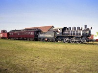 Currently this 0-6-0 sits in the Western Development Park at Saskatoon as CP 2166, it's original number from when it was built back in 1905. It became CP 6166,then Manitoba & Saskatchewan Coal 6166 (as pictured), then Western Development Museum 6166 and now is back to CP 2166; having moved from North Battleford where I photographed it sometime in between. These museum parks are really something; four of them around the province and all well worth the visit. Now I am wondering, since it has been 40 years since I have seen this locomotive, if anyone has some photos to share of it at its new location and new paint.