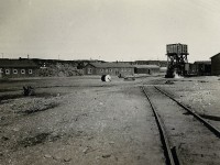 Photo taken by my grandfather during construction of the Churchill grain elevator. Location approximate.