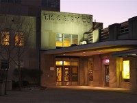 The early morning hours find the entrance to the one time Toronto ,Hamilton & Buffalo station seem very lifeless, but this is only temporary, as GO Transit commuter trains idle away above awaiting the morning rush hour call to duty. Soon hordes of Toronto bound commuters will gather in the main lobby and on trackside platforms. The old TH&B station has been beautifully restored, inside and out.