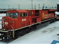 2014 was a very slow year at the yard for power as the area in the photo usually has about a dozen or so engines. On this day I was lucky to get a MAC90 by itself parked by a small servicing tower that is no longer around.