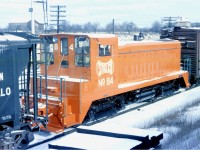 Stelco SW900 84 (serial A1824, built 11-59) is shown on delivery from GMDD London to Stelco Hamilton in December 1959. 