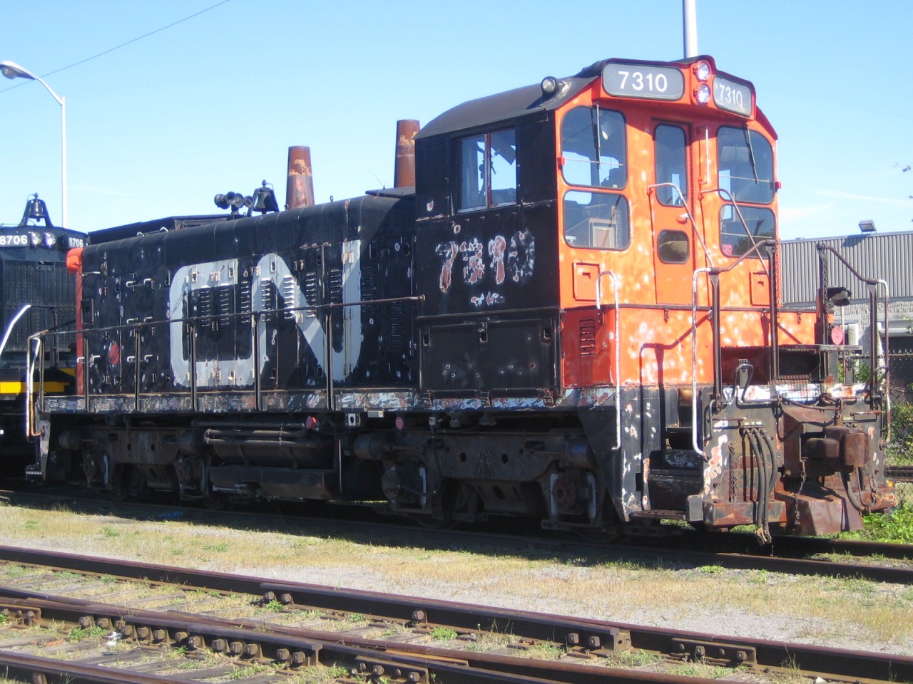 Joining in on the endcab theme.... CANAC used to have a facility near Taschereau Yard in Montreal where for a number of years you were very likely run into endcab switchers, both GMD and MLW. Here is CN 7310, which apparently became DLCX 24, current disposition unknown.