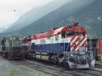 Lillooet Yard, at this time used to have a yard engine that was kept quite busy switching the various industries in the area.  Sadly this is no longer the case now CN has taken over. 