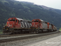 at this time, Boston Bar was a major crew change point, with lodgings and a crew restaurant. It was not unusual to find four or more trains here at any given time.  Last I checked the station was still intact. 