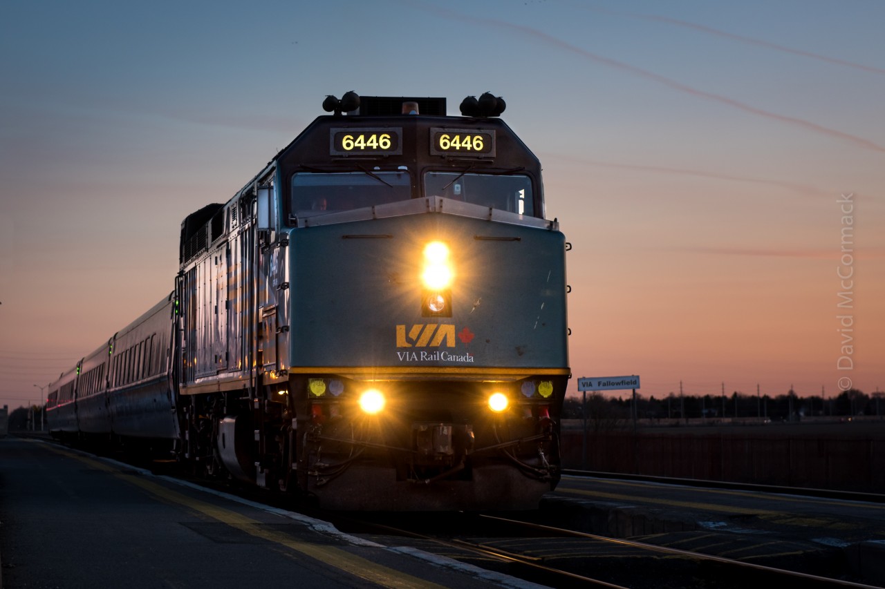 Stopping in Fallowfield at sunset.