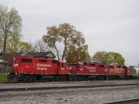 T69 is leaving Cambridge with a trio of GP38-2s with 3117 leading long hood forward.