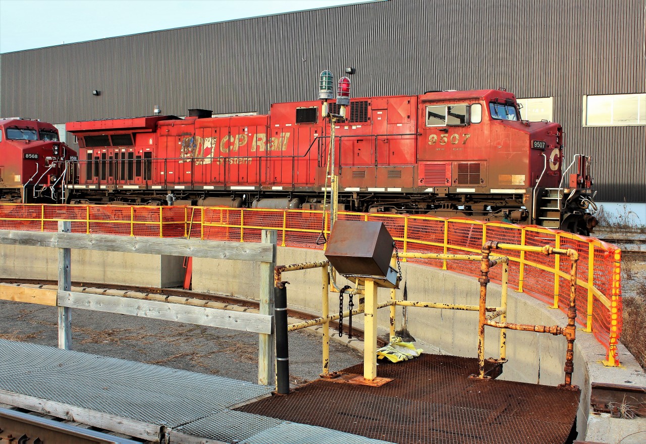 Railpictures.ca Paul Santos Photo Stored AC4400 from the first ever