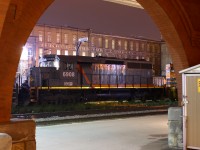 Goderich-Exeter's newest kid in town is seen resting in front of Kitchener's VIA/GO station in the early morning hours of May 27th. The SD40 is most likely no stranger to the former CN line through town, after all it started out on CN's roster decades ago before being sold to locomotive rebuilder Alstom, then was leased back to CN and eventually sub lettered for CN's Wisconsin Central. A few years ago it was picked up by GW and assigned to the Quebec Gatineau RR. Motive power issues on the GEXR have caused its relocation.