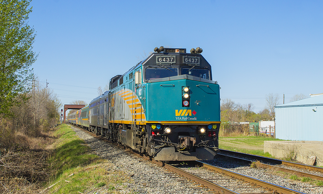 Sass Road Crossing in Chatham hasn't changed much. After all, there are still 2 tracks to cross, although the former westbound main does not continuously exist - only sections remain intact. But 32 years prior...a man who had a love for the railway, stood at Sass Road and captured the same train 72. The westbound main was still quite intact then, and  I think the surprising factor in comparison to now, is that VIA train 72 still seemed to have at least 7 cars in it's consist. I'd like to pair this photo with  Bruce Mercer's photo that was taken in 1985  for the Time Machine.