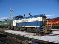 Caught this little gem on the BC Rail shop track. It was most likely in for repairs or inspection. I had seen it over the years on the shop tracks but was never able to get a photo of it.