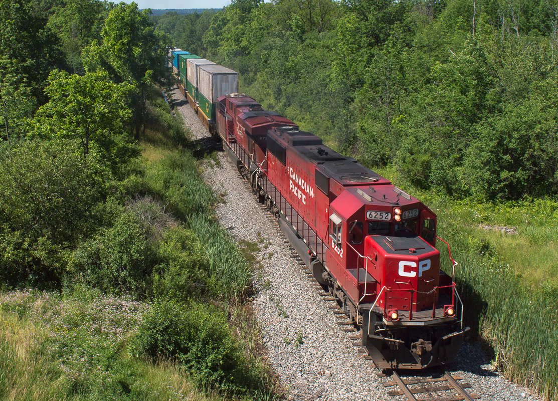 While most of my morning was spent on the footbridge at Laking Gardens during the 2017 Bayview Meet, CP 6252N convinced me to go for a quick drive over to Newman Road to photograph CP 142.