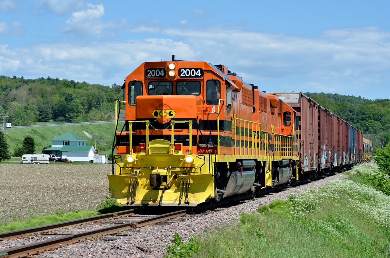 Westbound on the Lachute sub. Destination Thurso.