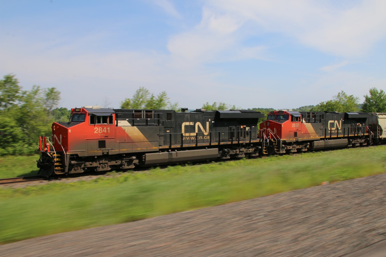 Pacing B730, unit Canpotex train, at 40mph!