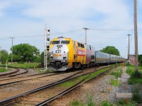 Via 908 a EPA-42-A passing in St-Henri Montréal Sub. going to Toronto on Via route 67