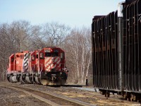 An old friend backs onto his train in track 1 at MacTier after setting off 2 tie gons in the yard. Plenty has changed at MacTier over the years since this photo, but one change we tend to overlook is the friendly faces we meet out there. Unfortunately he never made it to retirement, but he still stands out in my memory as one of the friendliest faces to ever throw us a bottle of water and a lineup. He would always take a few minutes out of his day to shake hands and chat, make sure I was keeping up in school and out of trouble. Cheers to a mentor, and an old friend. 