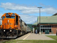 Before the rumours, before the eventual loss, and the heartbreak a quiet scene at the North Bay station as Train 698 prepares to depart North Bay on a nice summer day. The Engineer is walking up to the head end with his bags and a few passengers are boarding for Toronto. Now this station is a glorified bus station. It could very well host trains again, but I don't know too many people holding their breath. It's too bad the North gets neglected while hundreds of millions are spent on pork projects in the South, like giant stations such as a $50-100 million dollar middle of nowhere Monstrosity at Bloomington <a href=http://urbantoronto.ca/forum/threads/go-transit-construction-projects-metrolinx-various.9023/page-254 target=_blank>Click here to see - but be warned for those on blood pressure meds!</a> on the Richmond Hill line. Metrolinx was once a fairly sensible operation but now the money being spent is just idiocy. The Northlander cost Ontario about $10m a year or 86 cents per person in tax dollars.