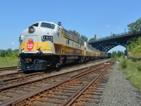 Finishing the descent in to Hamilton, 40B passes under York Blvd at CP Desjardins almost at it's destination of Gage Park for tonight's CP 150 celebration