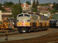 CP 1401 East lays over for fuel and show time in the "new yard" at Sudbury, spotted perfectly for the morning sun! CP's Canada 150 special would spend the day here before spotting at the station for showtime around 1700, and carrying onto MacTier overnight. Good luck and have a great time out there everybody! 