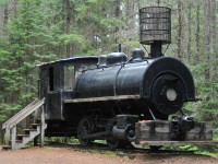 Built in February of 1911 by Montreal Locomotive Works, the ex-Pratt & Shanacy #6,exx-P&G Shannon Lumber #6, nee Cavicchi & Pagano #8 now spends its days on display at the Algonquin Logging Museum located near the East Gate