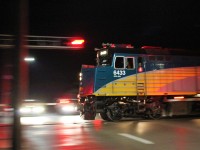 Night pan!
After being delayed for 25 minutes in Glencoe, ON, Via 79 finally pulls into Chatham and arrives at the Via Station, which is just west from here. 