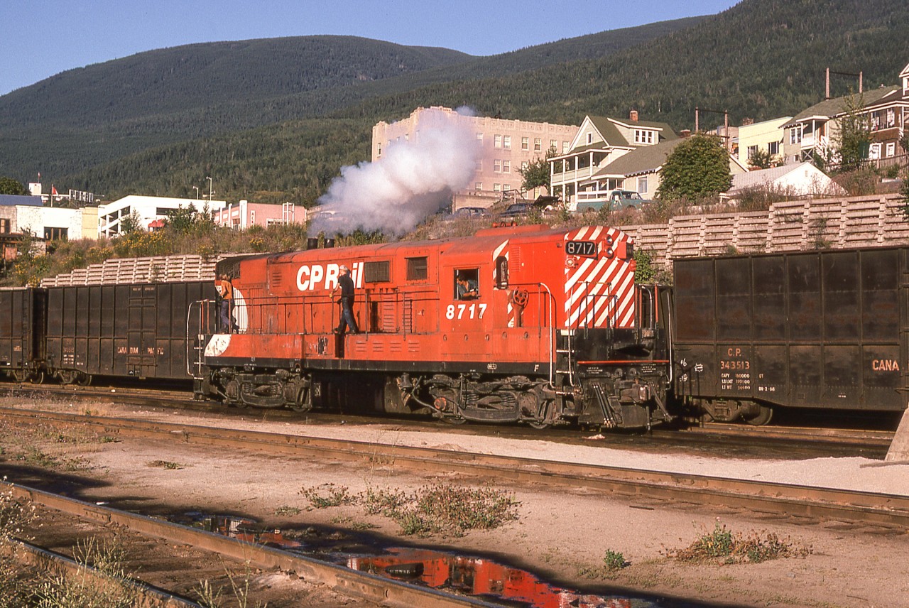In 1974 Nelson, British Columbia was the home base for many of CP's remaining CLC (FM design) locomotives. I have heard the yard is long gone now, but back then railfans from all over were welcomed in Nelson.