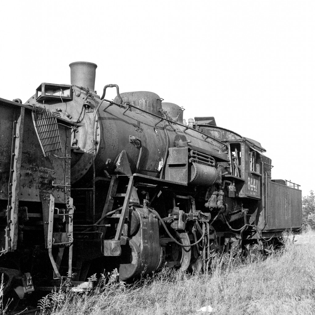 This photo of CN 8447 was taken in the late 1960's/early 1970's. As far as I can remember it was taken in London, Ontario.