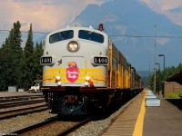 While away on Vacation in Calgary the CP150 train made a Random
Stop at Banff on route to BC 