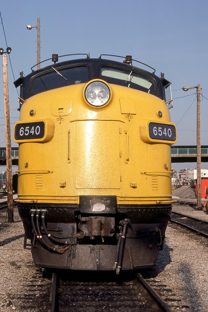 VIA 6540 is in Toronto, Ontario on August 15, 1982.