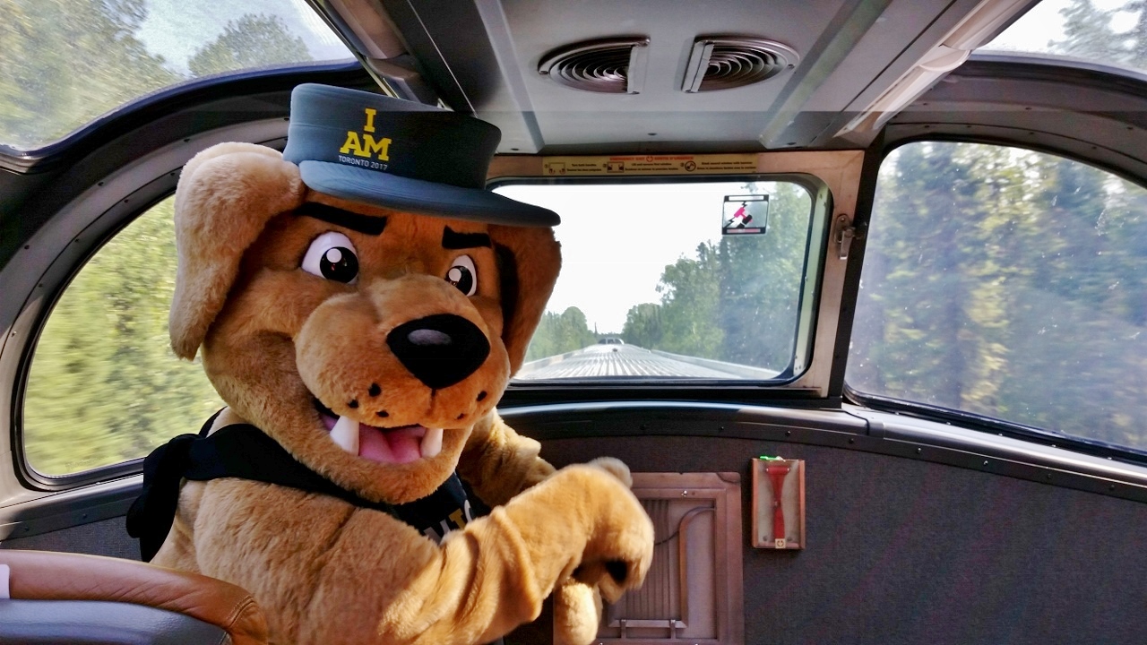 Where's Vimy ?


The Invictus Games Mascot aboard Skyline #8512 on train #2 (08-29) somewhere in Ontario


September 1, 2017 photo by Greg Danko, sdfourty collection.


Notable: the Invictus Games Flag Run team aboard #2 (entrained at Winnipeg), with Vimy ( the Invictus mascot ( yellow Lab)

V
VIA Rail is an Invictus Games travel partner


Invictus Games in Toronto September 23 to 30, 2017 


More VIA Canadian #2


   train #2 


   head end #2 


   really remember
