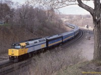  Little did I know when I shot this No 75 starting up the Dundas Sub at Bayview, that one day I would dispatch this territory. Greg McDonnell once called this location "Canada's Hotspot" in a Trains article. 