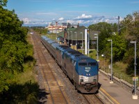 Ah... The double header. One of the few reasons I will find enough energy to get out my camera to shoot Amtrak's Maple Leaf. Every day I remind myself not to take it for granted considering the low ridership it gets, though the consists are generally so lackluster I just can't bother. Double headers are rare at best on the Maple Leaf. Out of the dozens of times I saw it last year I only remember seeing it double headed once. Prior to that I hadn't seen it since 2011. The P42's are getting old though and although many saw complete overhauls around their 10 year mark, the next 10 years have come and gone and it doesn't appear any second overhaul plans are in sight. That being said, 104 is looking worse for wear, and many of its close relatives that have come through recently did not look much better. Since this picture was taken, at least two more double headers have come through. What had been rare is now an occasional sight. Either this is indicating the P42's are starting to suffer, or perhaps there is now a surplus of units with the Siemens Charger units entering service in the U.S (hopefully none ever make it this way). 
<br><br>
Along with Amtrak's lack of photo appeal, the Albany division has been trying to keep more westward based power from the Lakeshore Limited away from northeast short-medium distance trains recently. 100-111 are most common now, which have all been assigned to the northeast most of their lives. However, 87 was tacked in behind 104 here, perhaps due to mechanical issues on 104. Essentially, chances for heritage units to come through are a lot slimmer than they were just a year ago.
<br><br>
If you're able to zoom in, the end of CN 422 can be seen exiting the Jordan dip. One bright side of the CN Grimsby Sub is the line only has two mild curves between Hamilton and Seaway. It isn't the CASO by any means, but probably is one of straighter lines in Canada, giving ample notice if a train is approaching. The track itself looks better since CN sprayed some weed killer here a few months ago, which was a welcome surprise. As for the trespassers, they were not expecting the Amtrak to pop out of the Jordan dip evidently. They decided to stay their course however, and not surprisingly received a horn barrage from the crew.

