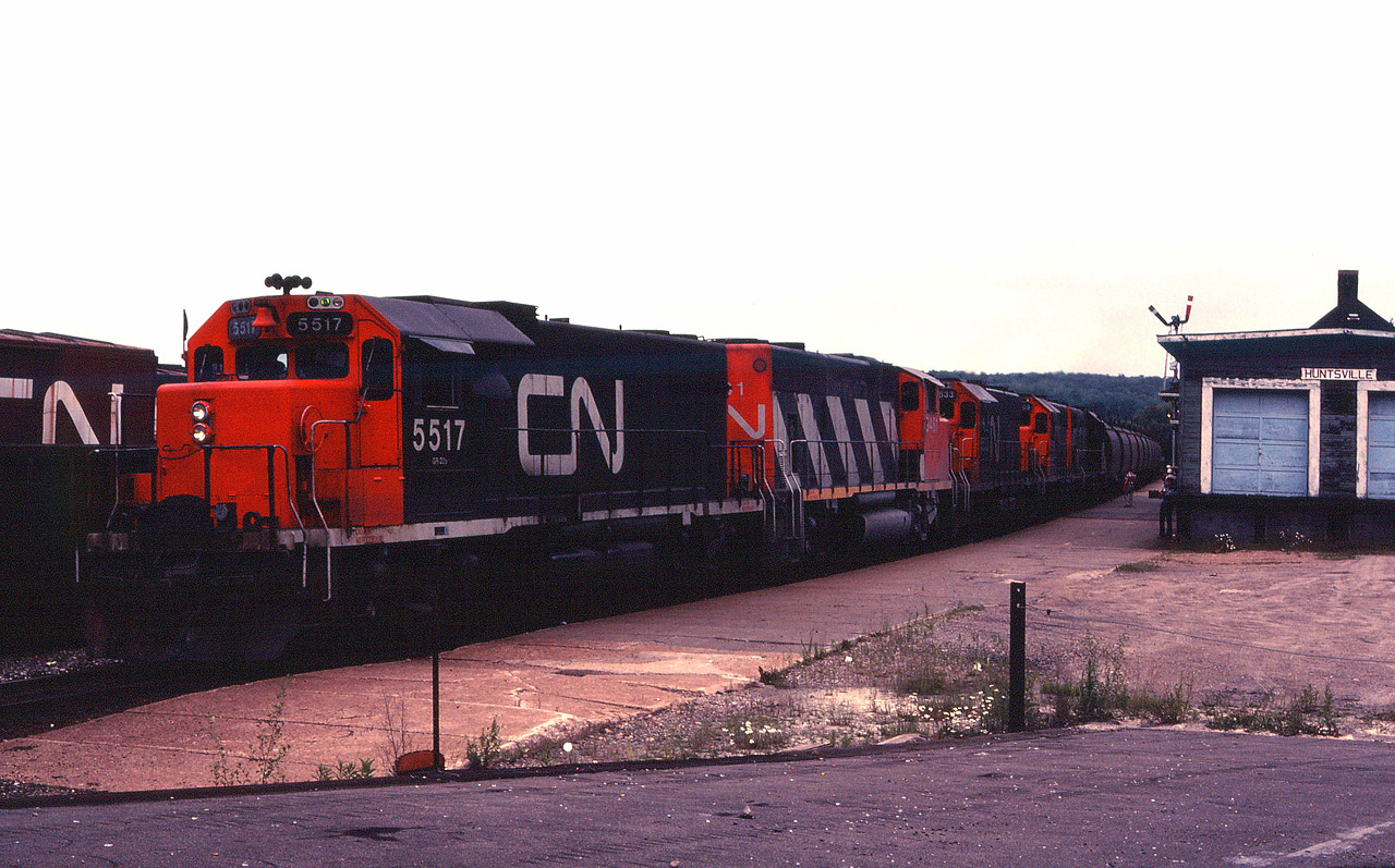 Dofasco Ore Train U86 at Huntsville Ontario.