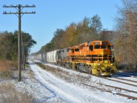 The first dusting of snow in Southern Ontario coats the ground on a below 0 morning with some pretty extreme windchill for so early on in November