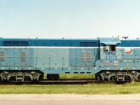 Wearing it's Dallas Garland & Northeastern Railroad colours is GEXR GP7 slug 4161. It was scrapped in 2008 it's 55th year. 