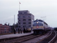 Here we see CP E8A 1802 preparing to leave Hamilton with a Toronto-Orangeville excursion via Hamilton and Guelph Jct. Oh, to have a time machine to travel back to those wonderful days!