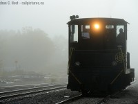 Obscure operations are one of my strengths, and I love to find them operating. This is the Ontario Southland operation you've never heard of - because it's operated by the folks at Babcock and Wilcox (now BWXT) in Galt, Ontario. OSR L4, GE 70 tonner, built in October 1946 is seen on Babcock's industrial leads as they are shipping out a D9R on GEXR, and having arrived early I was able to capture L4 switching cars around prior to GEXR's arrival.<br><br>
<br><br>Track wise, L4 is on Babcock's lead, the middle track with welded rail is CP's Waterloo subdivision, and to the left of that is the beginning of the GEXR/CN Fergus sub, in 1985 this would have been known as CNR Finnegan and was the southernmost point on the Fergus subdivision after Finnegan to Lynden was abandoned in early 80's.<br><Br>
This operation, for OSR's purposes was/is a leased locomotive only - L4 was formerly used on the PSTR but was owned by one of the principals of the OSR and still has OSR reporting marks on the side. I would imagine the lease would have included mobile maintenance as needed but I stand to be corrected - any comments please add below with thanks.