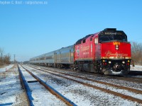 Painted in a Budweiser scheme for Superbowl at Ford Field in Detroit in 2006.. it did't last too long - one or two months, then it was repainted. It's interesting that Canada would get in on some Superbowl action, but I guess Windsor was close enough -  here's the press release that explains some of this: <a href=http://www.canoe.ca/NFLCanada/SBXL/2005/11/29/pf-1329185.html target=_blank> Here at Canoe.ca </a>.  D70, 50mm f/1.8 fixed.