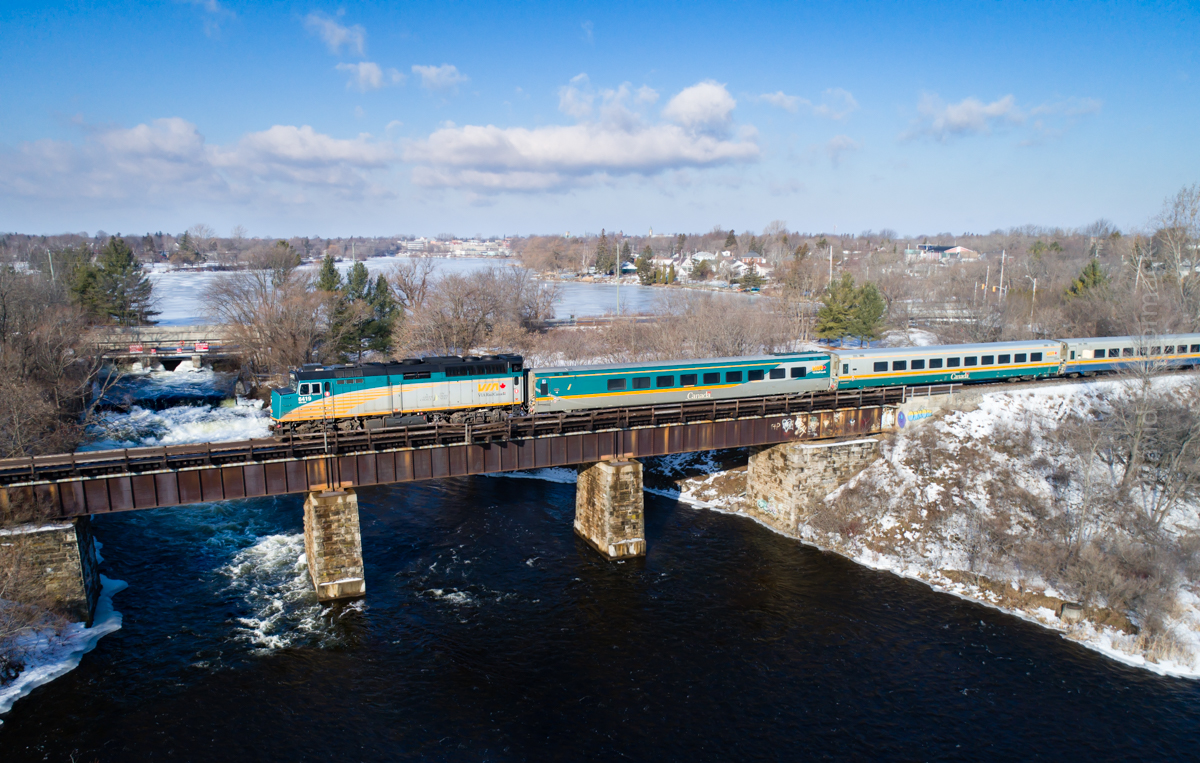 Crossing over Old Sly's locks.