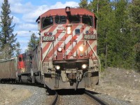 another day, another "meet & greet" turn, it was a beautiful sunny day for a train ride. Had a few minutes while stopped waiting for the north bound to do some work at Koster before we could pull down and trade trains. Sort of a "in your face" image.