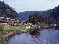 Here we see why Algoma Central's Agawa Canyon tour train was so popular!