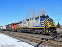 CN 430 bound for Aston Jct on a sunny Sunday morning.