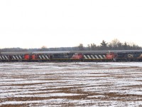 M38531 15 making a lift at Paris West with CN 2237, CN 2406, CN 2503, CN 1412, CN 1444, and CN 1437.
 

The three GMD1's have been in long term storage in Toronto for the last couple of years. They were headed for LDS in Sarnia, ON
