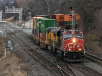 CN 2274 outbound from the junction 