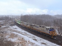 Bound for Toronto M394 rolls through Hamilton west, with a pair of CREX leasers for power and a brand new MPEX 668 for Go transit in tow.
CREX 1502, CREX 1507, MPEX 668 F/R/R