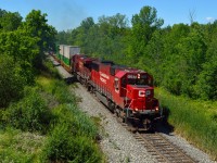 The Bayview Meet is a great way for foamers to get out and meet new people and shoot some trains while at it.  The day of the 2017 meet, a former SOO SD60 drags 142 up the grade with help from a toaster under Newman Road, where the foam fest was waiting. :)