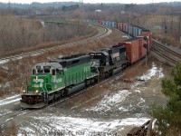 These are MY oldies. They aren't all that long ago but boy were things much more interesting in this timeframe. Pumpkins eat your heart out, these are my favourite. What happened to these two units?
6825 appears to have survived to BNSF 1851 at Barstow CA yard, NS 6693 of the 113 NS units in this series only 32 active (http://www.nsdash9.com/rosters/6550.html)  and 6693 is now SD60e 6982. It'll take me a while to figure out if I have shot the 6982 as a SD60e :)

