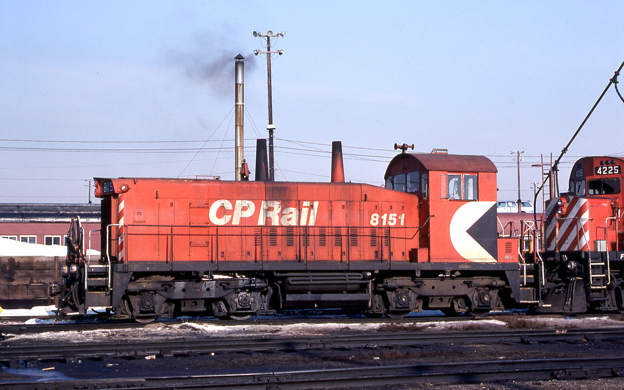 CP 8151 is in Toronto on March 24, 1982.